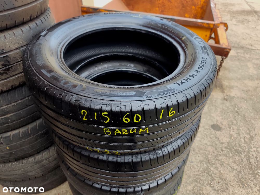 215/60R16 99H Opony Letnie Lato BARUM BRAVURIS 5 HM 5HM 4,5mm Legnica ALU-RAD 22r. 215/60 - 5