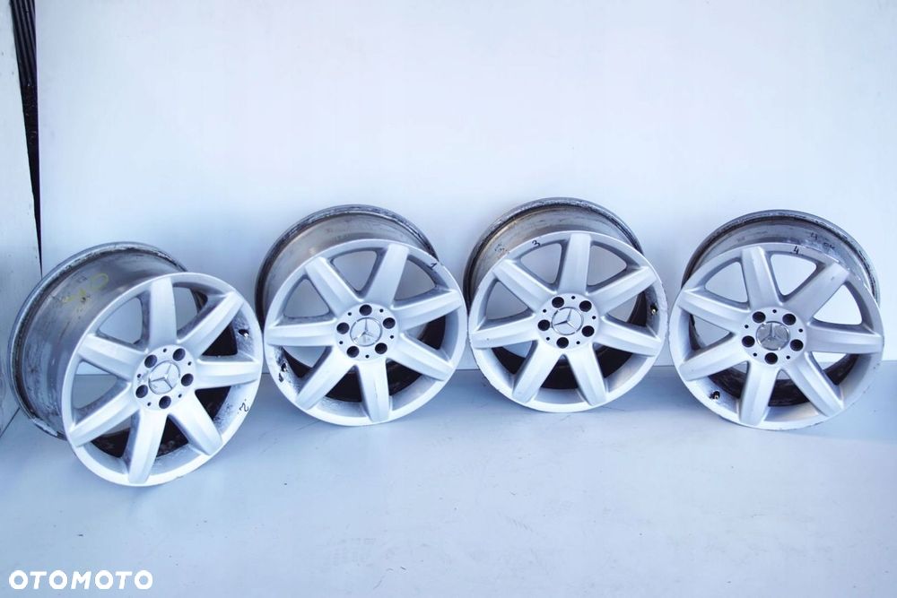 KOMPLET FELG FELGI 17 8.5J ET35 A2304010902 MERCEDES SL R230 - 1