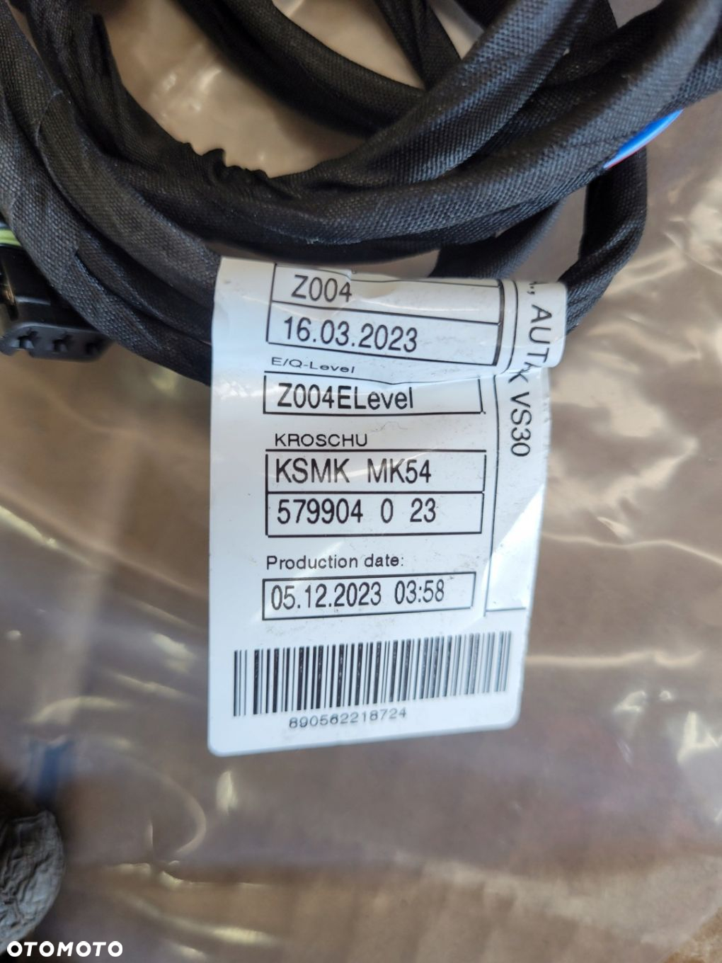 MERCEDES Sprinter W910 WIAZKA INSTALACJA ZDERZAKA TYŁ PDC A9105400405 - 3
