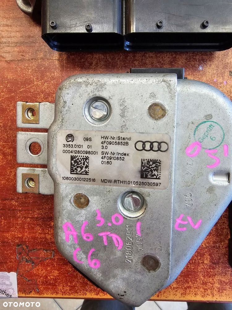 ZESTAW IMMO STARTOWY LICZNIK KOMPUTER KLUCZYK AUDI A6 C6 3.0TDI 4F0910401J - 5