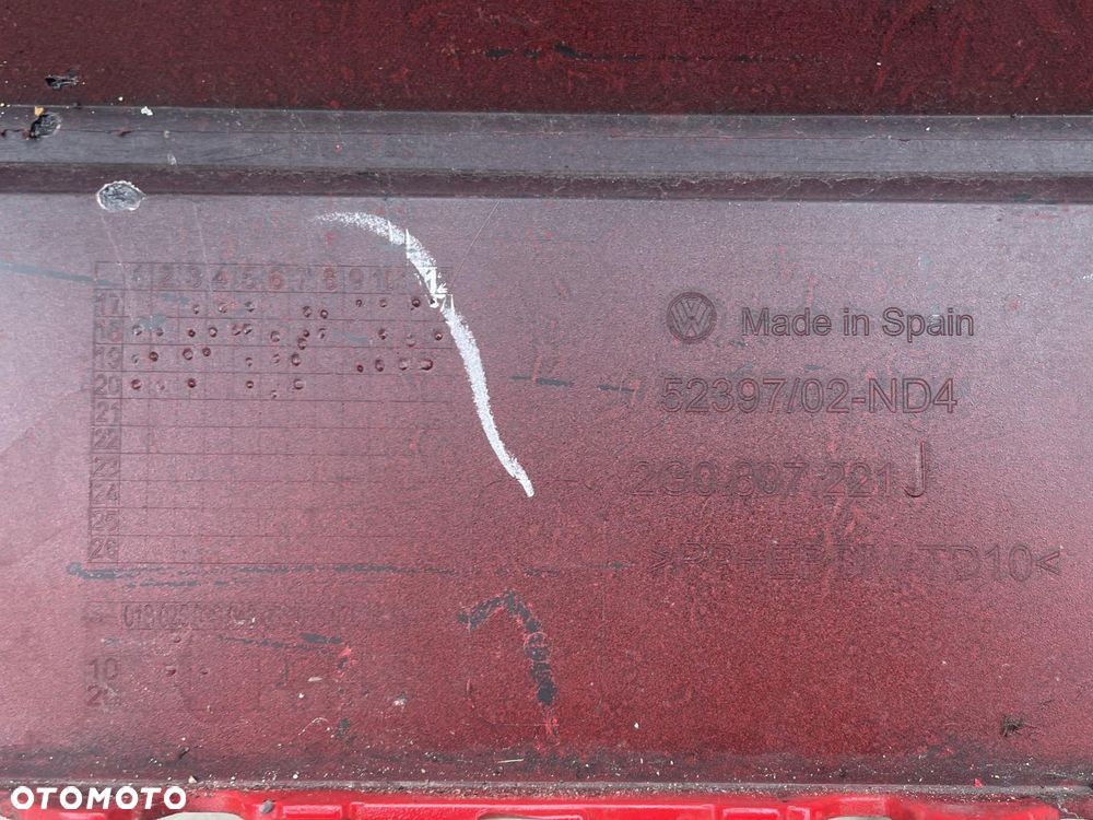 VW POLO 2G GTI ZDERZAK PRZEDNI PRZÓD 2G0807221J - 12