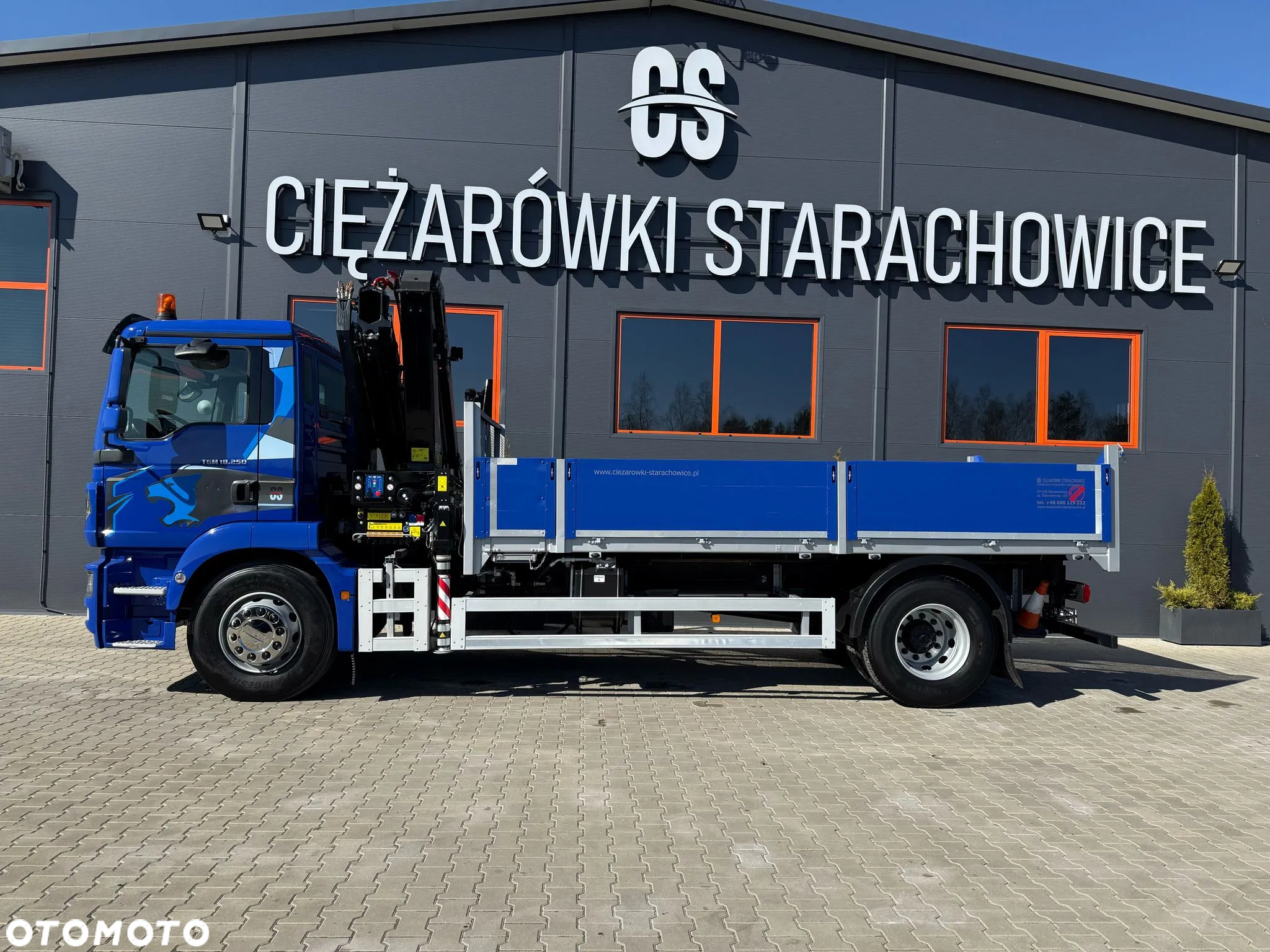 MAN TGM TGL TGS 18.250 // E5 //  wywrotka // skrzynia // HDS HMF z pilotem // 4x2 // budowlanka // kiper wywrot żuraw dzwig kran crane - 4