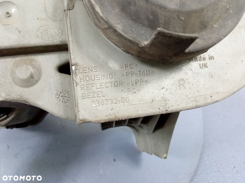 ROVER 75 REFLEKTOR PRAWY LAMPA PRZÓD  EU 236732-00 - 9