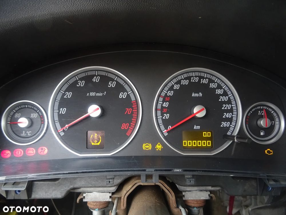 LICZNIK ZEGARY VECTRA C GTS SIGNUM CHROM CZYSTY  BENZYNA FULL KOD PIN 0 KM - 5