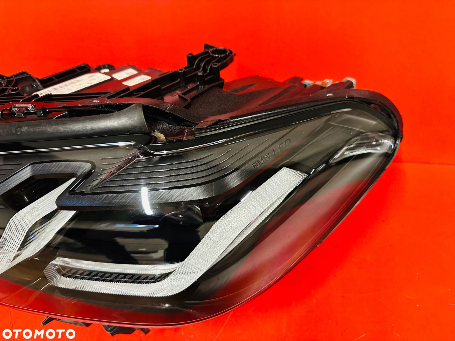 LAMPA LEWA BMW G30 LIFT LCI FULL LED SHADOW LINE CZARNA BDB 5A388E3 - 3