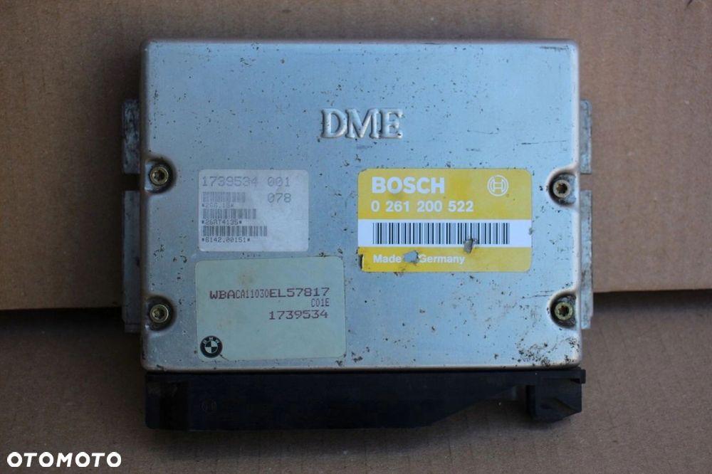 Komputer sterownik silnika BMW E36 m40 1.6 1.8 benzyna 0261200522 1739534 - 3