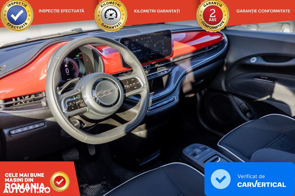 Fiat 500E 23,8kWh C Red - 19