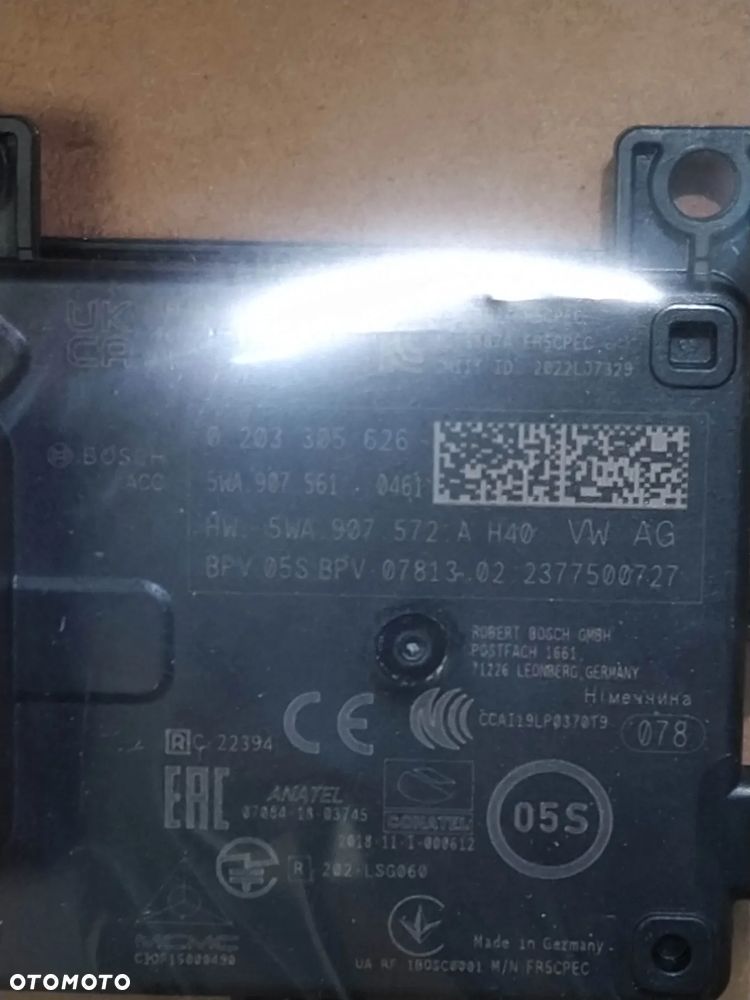VW AUDI SEAT SKODA RADAR DISTRONIC ACC NOWY ORYGINAŁ - 8