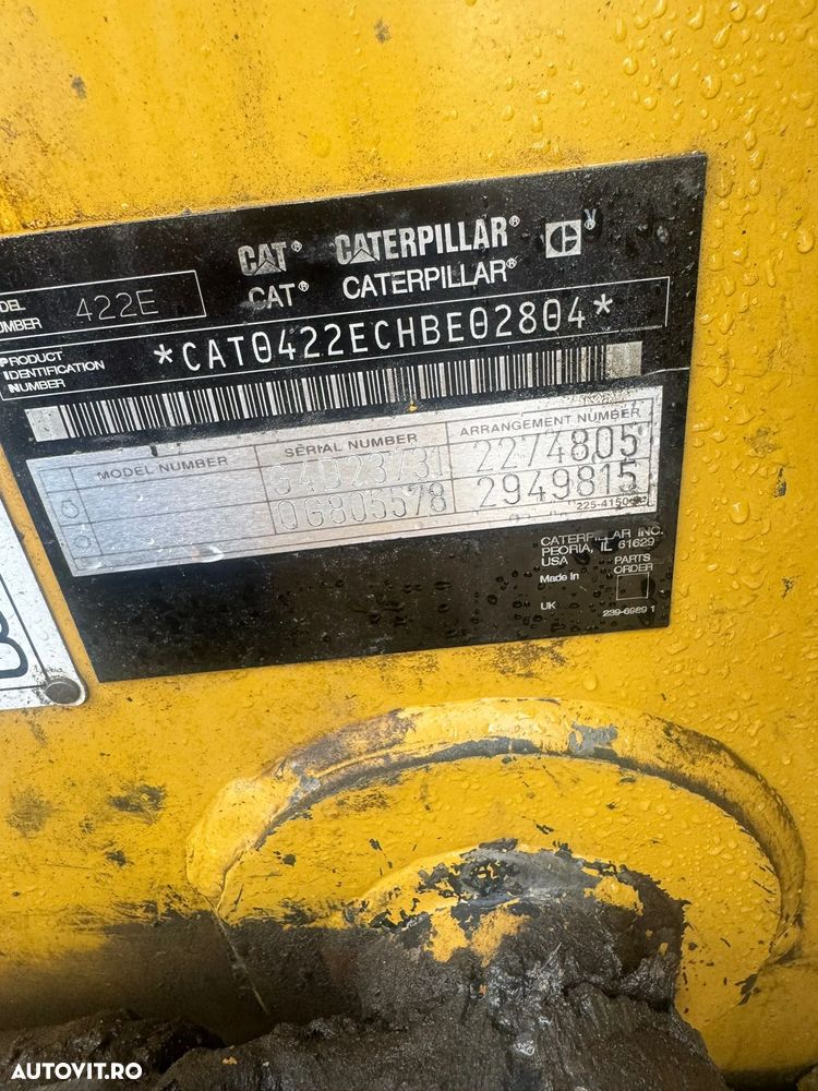 Caterpillar CAT 422 E Buldoexcavator - 6