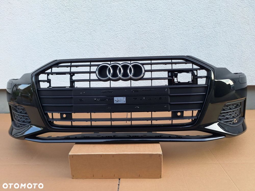 AUDI A6 C8 18-23 4K0 ZDERZAK PRZÓD PRZEDNI+GRILL NIGHT PAKET+KRATKA 4K0807437 4K0853651C WYSYŁKA 24H - 2