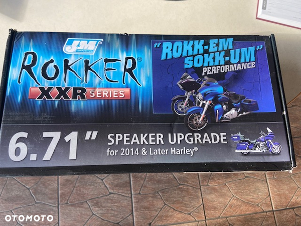 GŁOŚNIKI ROKKER do  HARLEY ROAD GLIDE 14+