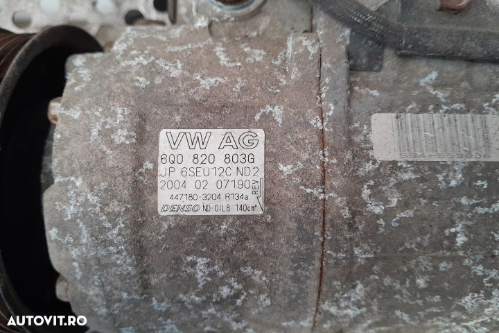 Compresor AC AZQ, 600820803G, JP6SEU12CND2 Skoda Fabia 6Y [1999 - 200 - 4