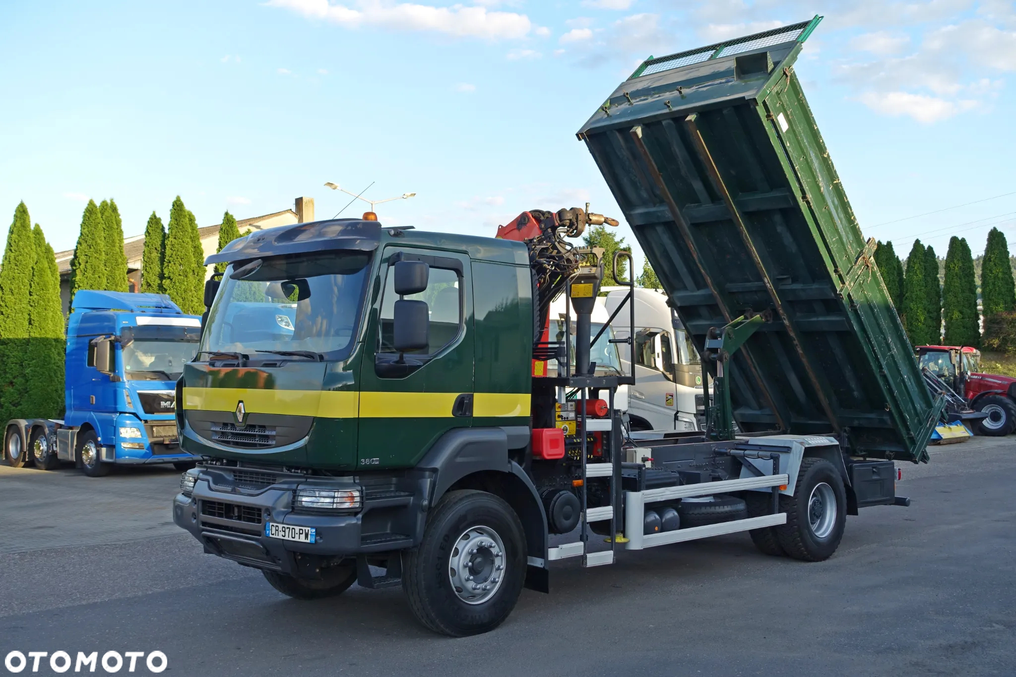 Renault KERAX 380 DXI / 2013R / WYWROTKA+HDS PALFINGER PK 13001K / NOWE OPONY / ROTATOR / ŁYŻKA / HAK / EURO 5 / SUPER STAN - 23