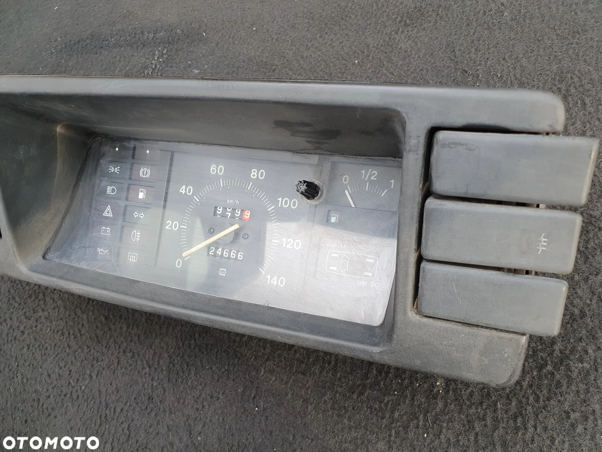 FIAT 126P LICZNIK ZEGARY PRĘDKOŚCIOMIERZ - 3