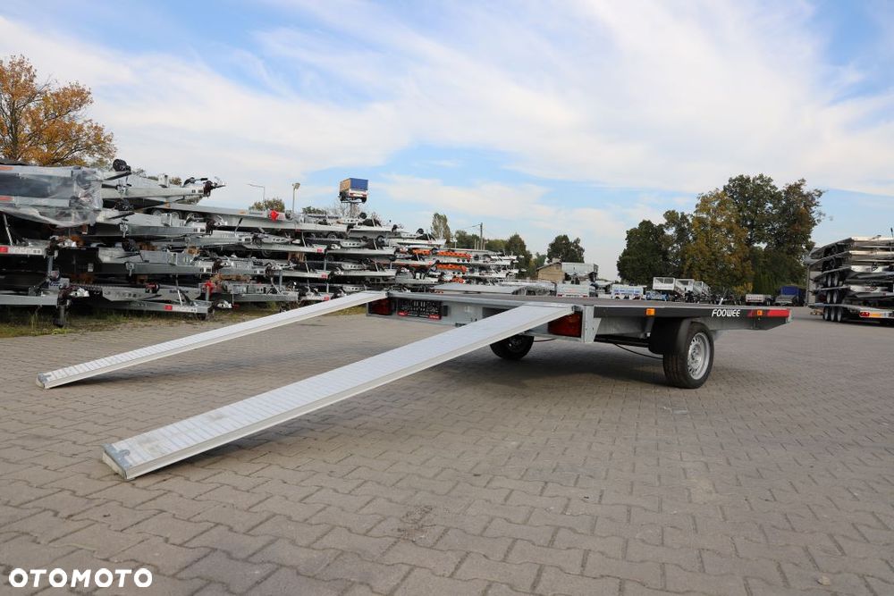 Inny Platforma FOOWEE 3.2x2.2 do transportu dwóch quadów, buggy DMC 1300kg, Podjazdy 2.4m alu - 19