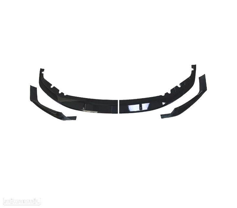 SPOILER DIANTEIRO BMW G30 G31 SEDAN TOURING 17-19 PRETO BRILHANTE - 2