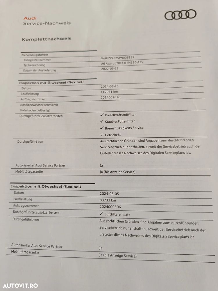 Audi A6 40 TDI quattro S tronic S line - 8