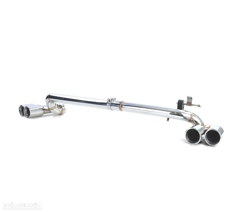 JOGO DE CONVERSÃO 4 TUBOS DE ESCAPE BMW E90 E91 LOOK M DUPLO AMBOS LADOS - 3