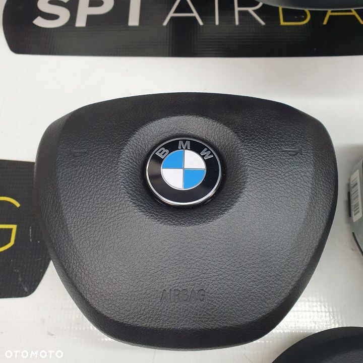 BMW F10 F11 DESKA ROZDZIELCZA KONSOLA KOKPIT PULPIT PODUSZKI AIRBAG AIR BAG NAPINACZE KIT SET - 9