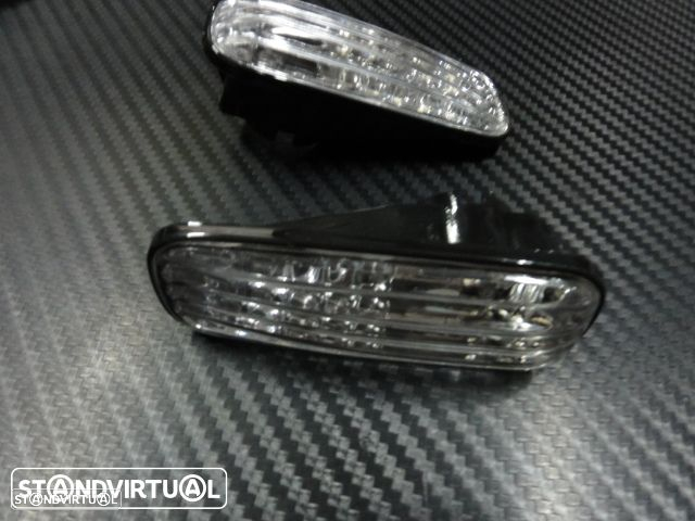 Piscas / faróis / farolins laterais+ lâmpadas cromadas para Honda civic 96-01, HRV, prelude fundo cristal - 2