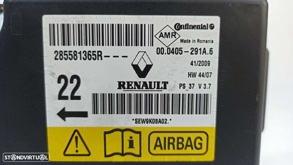 CENTRALINA DE AIRBAG RENAULT MEGANE III BERLINA 5 P DYNAMIQUE - 3