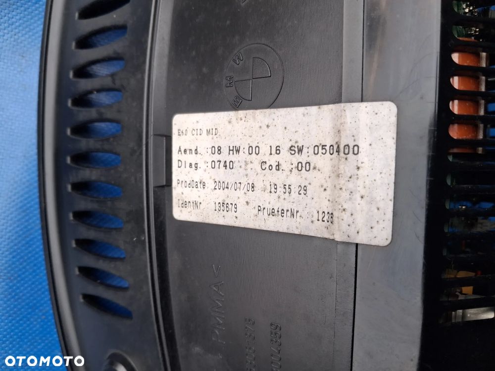 BMW E60 E61 E90 E87 Zestaw Radio LCI M-ASK Harman Becker 65.12 6940032 Navi Nawigacja Zmieniarka CD Alpine 65126938975 Ekran wyświetlacz LID MID 6582 6945661 Głośnik głośniki 6923174 Subwoofer 6929100 KOMPLETNY ZESTAW - 10