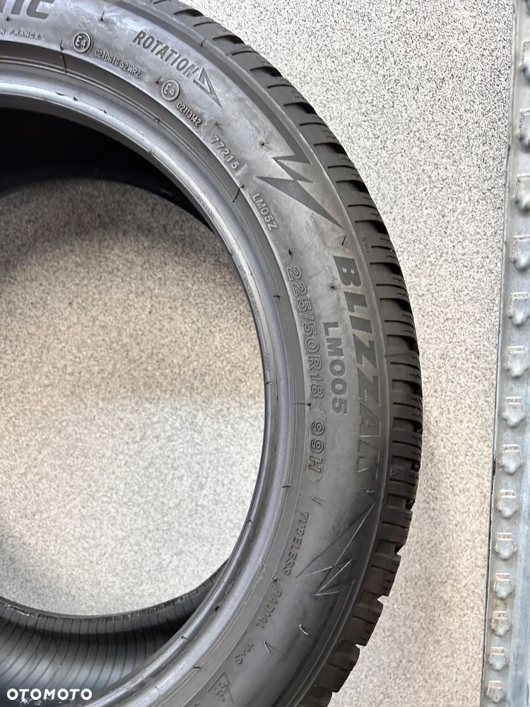 2 opony zimowe Bridgestone 225/50/18 99H Blizzak LM005, M+S - 14