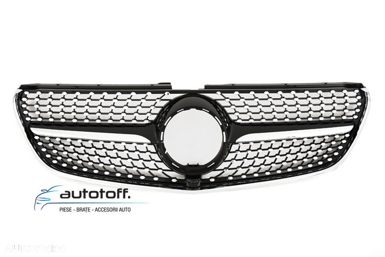 Grila compatibila cu Mercedes V-Class W447 (14-19) model Diamond - 1