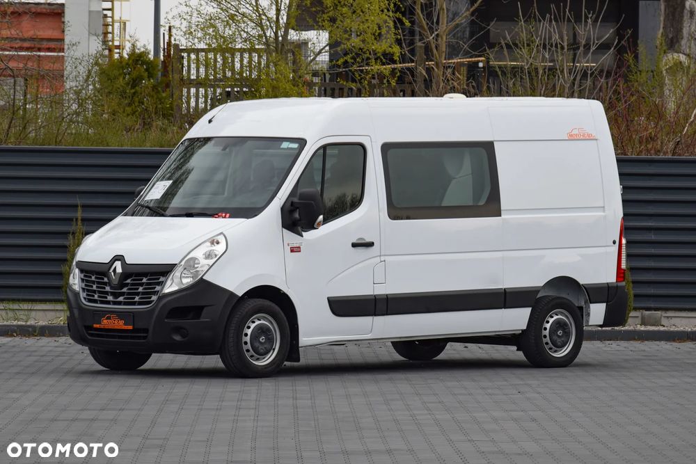 Renault MASTER / 2.3 - 150 KM / BRYGADÓWKA / DOKA / 7 OSOBOWY / DOSTAWCZE / BLASZAK / KLIMA / TEMPOMAT / SPROWADZONY - 1
