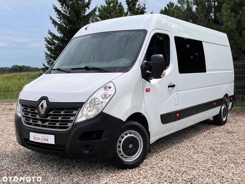 Renault Master L3H2 2.3dCi 130KM, Brygadówka/Doka 6-cio Osbowa, Klima, Tempomat, WEBASTO, Salon Polska, Pierwszy Właściciel, FV 23%, Bardzo Zadbany !!! - 2