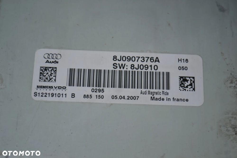 AUDI TT MODUŁ STEROWNIK ZAWIESZENIA 8J0907376A - 4