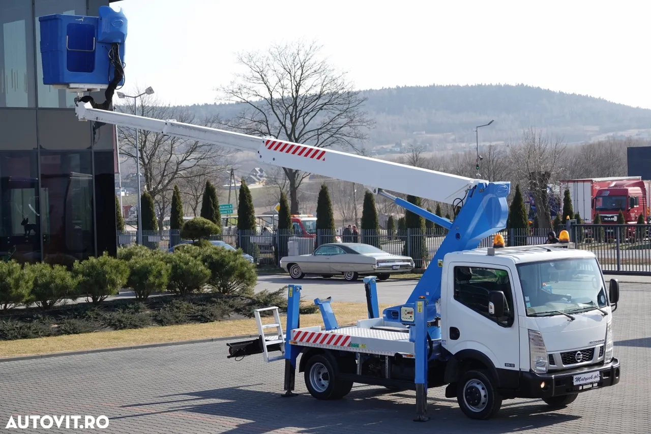 Renault CABSTAR NT 400 / LIFTING 18 METRI / SOCAGE T318 ridicator de cosuri / COS 2 PERSOANE - 225 kg / DUPA CONTRACTUL DE SERVICE - 6