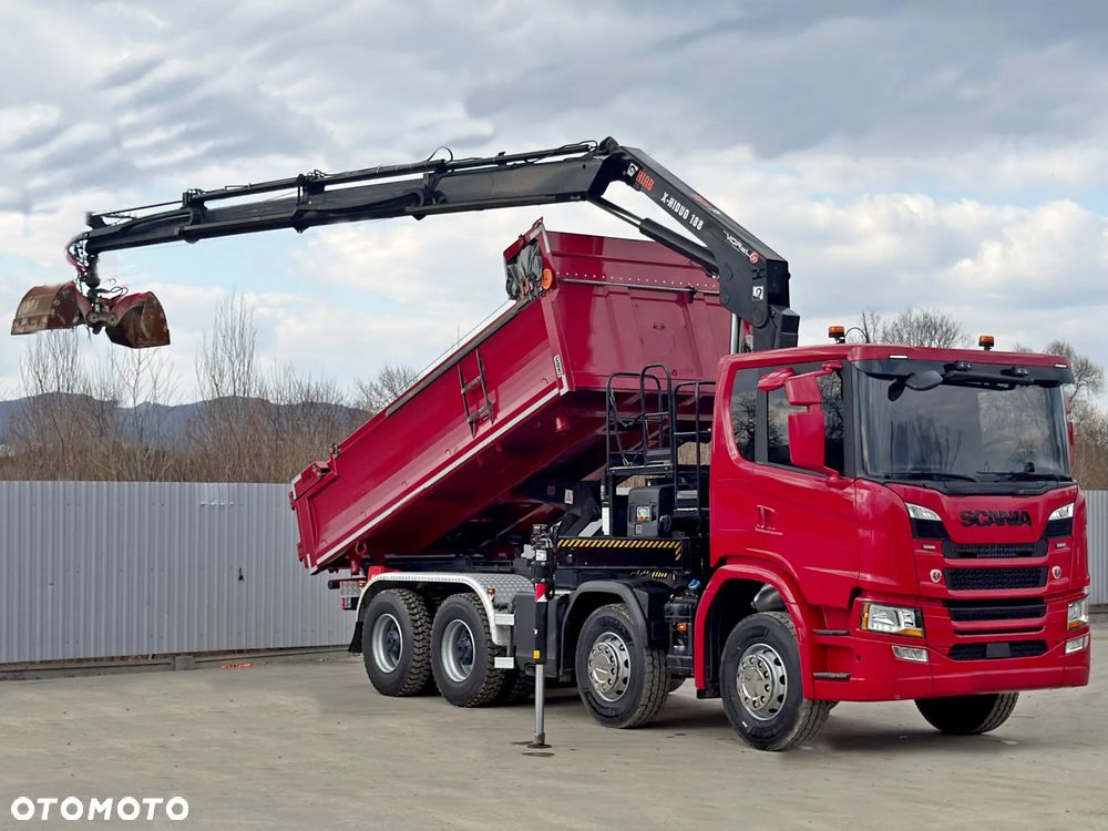 Scania G 450 * WYWROTKA + BORDMATIC + HIAB X - HIDUO 188 * 8x4 - 2