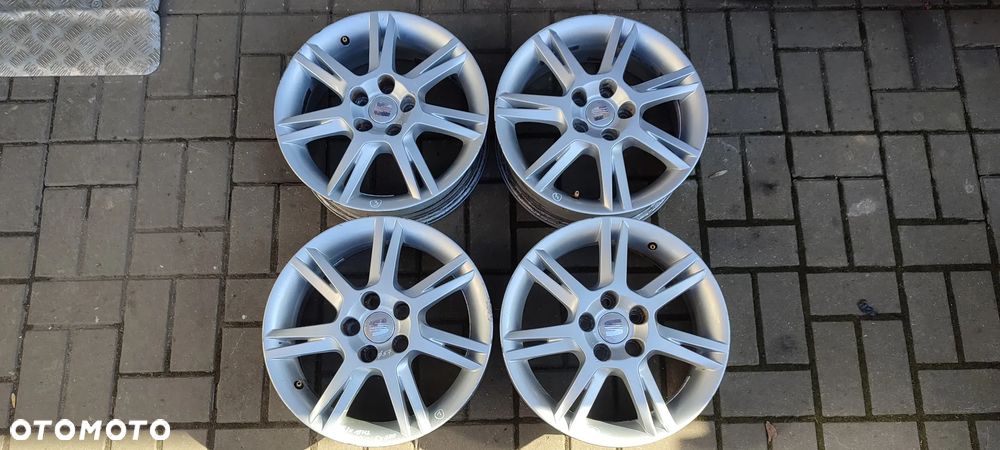 FELGI ALUMNIOWE 5x100 ET 38 6Jx15 CALI fi57.1 6J0601025H SEAT 4 SZTUKI KOMPLET - 1