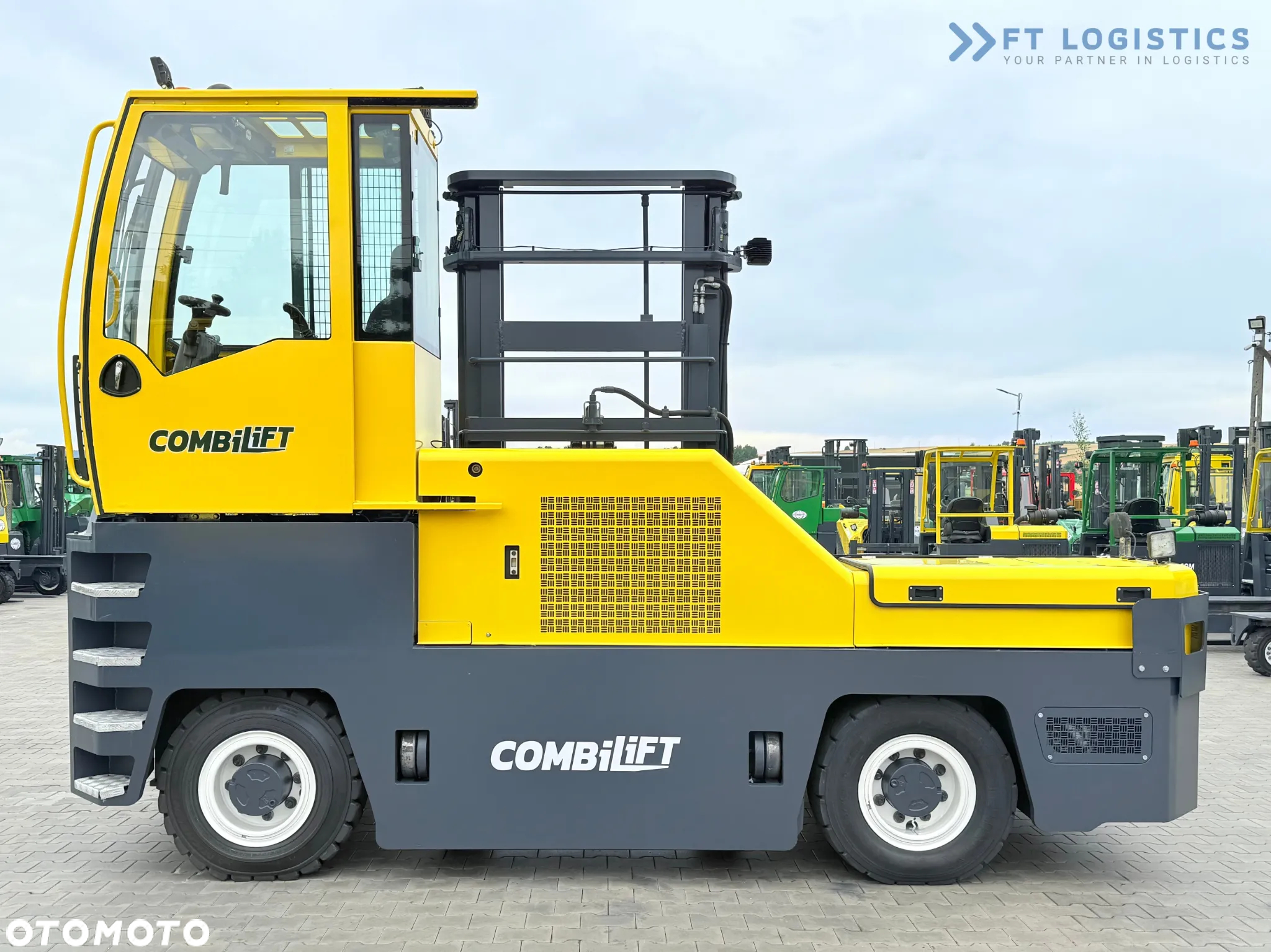 Combilift C6000FSL / DIESEL / DUPLEX - 4100MM / WIDŁY 1400MM / WÓZEK BOCZNY / UDŹWIG 6000KG / WOLNY SKOK / SILNIK DEUTZ / STAN IDEALNY - 18
