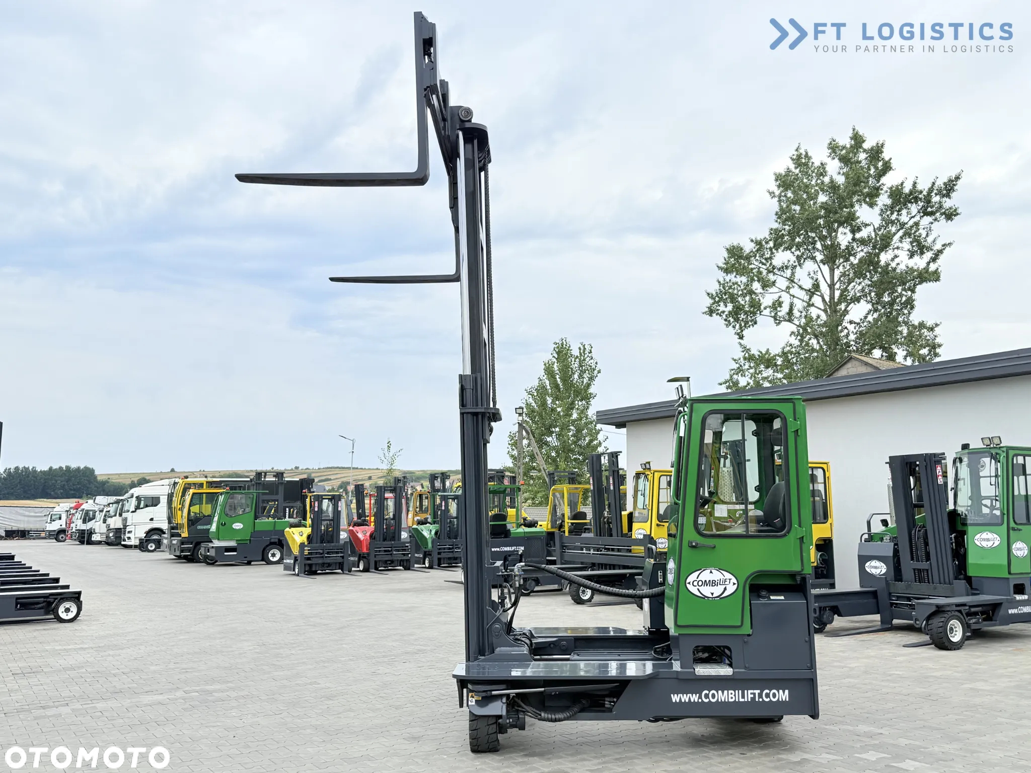 Combilift C4500 / DIESEL / DUPLEX 4000MM / SZEROKI POZYCJONER WIDEŁ / OGRZEWANIE / PEŁNA KABINA / STAN IDEALNY / Szeroka oferta wózków czterokierunkowych i bocznych, dopasowanych do różnorodnych potrzeb i zastosowań - 35
