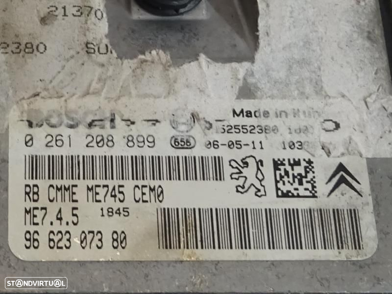 Centralina De Motor Citroën C4 I (Lc_)  Centralina 1.6 16V / 966230738 - 2