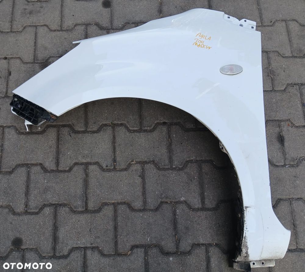 Opel Agila B II 2 błotnik przód przedni prawy lewy - 3