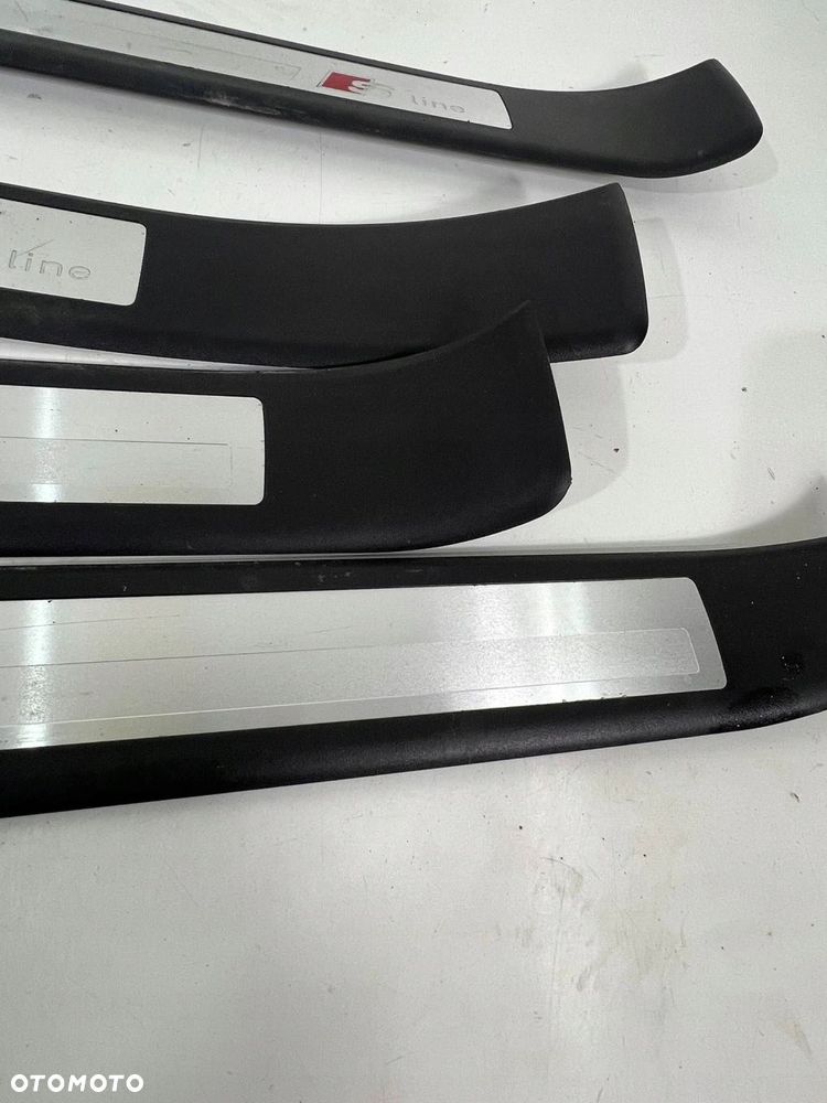 8E0 853 374 B Zestaw nakładek progowych Audi A4 S4 B7 8E 8H KOMPLET - 6