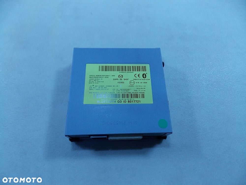 MAZDA 6 VI GJ 12- MODUL BLUETOOTH GHP966DH0F - 1