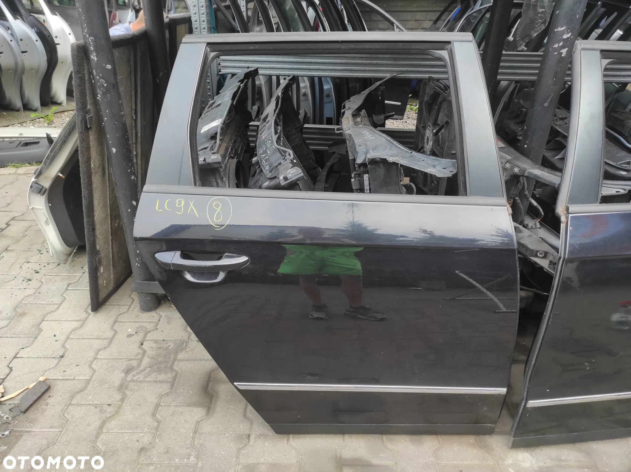 VW PASSAT B6 KOMBI LC9X CZARNE DRZWI TYŁ PRAWY LEWY TYLNE PRAWE LEWE WYSYŁKA !!!!!! - 5