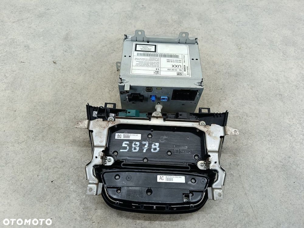 RADIO FABRYCZNE OPEL INSIGNIA A 13337253 13273095 13273256 7612034361 - 6