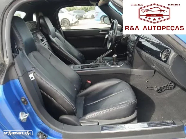 Mazda MX 5 Sport NC para peças 170cv 2.0 Gasolina MZR LF-VE  Parachoques Frente Completa Rádio Jantes Faróis Portas Vidro Motor Tampa Mala Farolim Farolins Xenon Pre LCI - 7