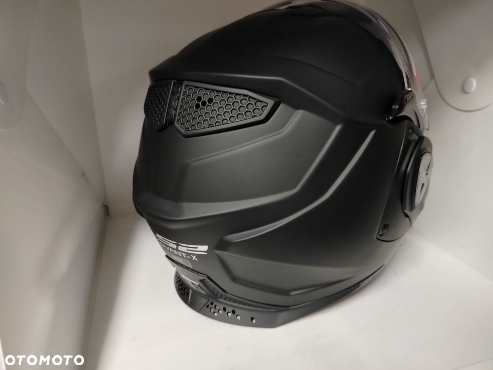 Kask LS2 FF901 ADVANT X, szczęka do tyłu, blenda, pinlock, plecak, biały - czarny nowy sklep - 3