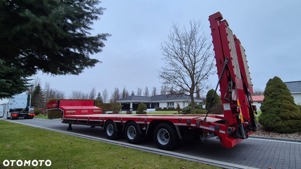 Langendorf NACZEPNA///NISKOPODWOZIOWA/// LANGENDORF///2022///HYDRAULICZNE  NAJAZDY///OŚ SKRĘTNA///OŚ PODNOSZONA///WYŚWIETLACZ OBCIĄŻENIA///WCIĄGARKA/// MAŁO UŻYWANA///STAN BARDZO DOBRY - 13