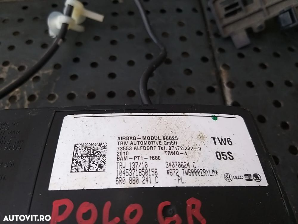 Airbag scaun stanga fata vw polo 6r 34070624c 6r0880241c - 2