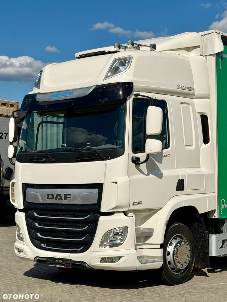 DAF CF 320 / FIRANKA / 18 EUROPALET / 280 TYŚ KM / AUTOMAT / SYPIALKA / DACH ZSUWANY / 2018 ROK - 6