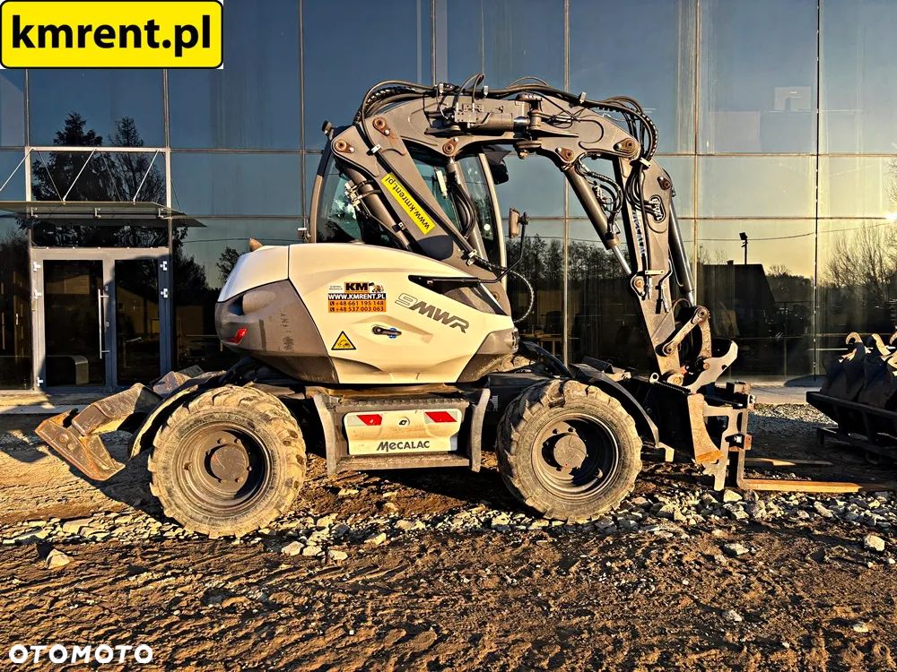 Mecalac 9 MWR KOPARKA KOŁOWA 2019R. MTH: 3095 | MECALAC 11 KOMATSU PW 98 TEREREX TW 95 110 WACKER NEUSON 100 YANMAR - 24