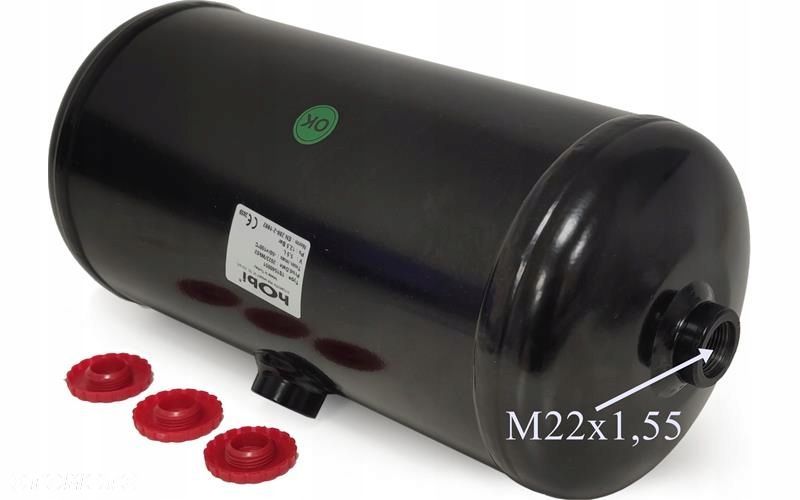 zbiornik pneumatyczny powietrza 5,5l daf 154 x 369 1733548 - 1