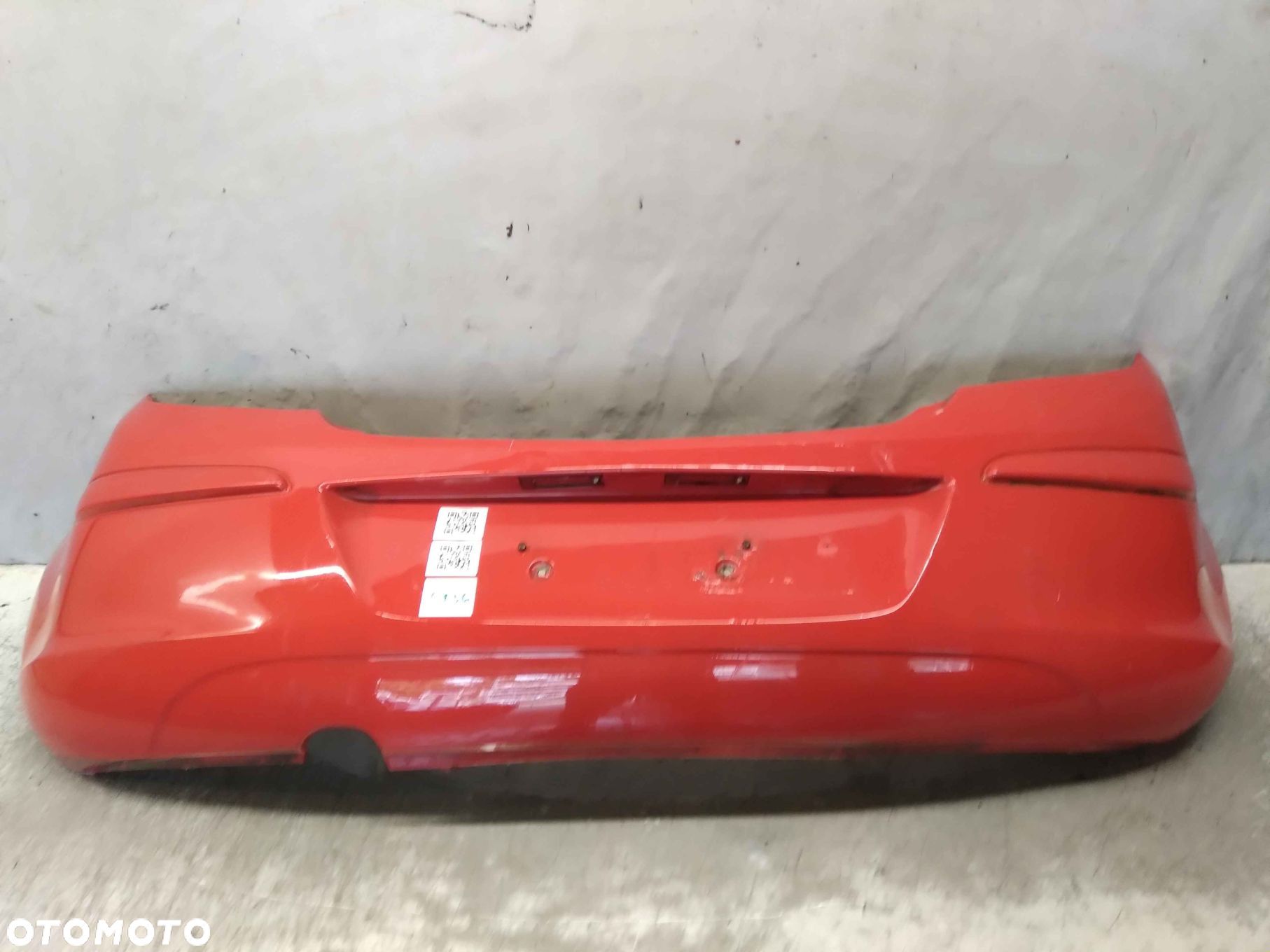 ^ ZDERZAK TYŁ TYLNY DO OPEL CORSA D Z547 CZERWONY 3D 3 DRZWI HB - 1